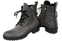 Footwear Boots Women's boots with the inscription NICE Natural Leather 173 L ElitaBut