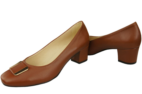 Women's shoes Pumps Natural leather 187 ElitaBut