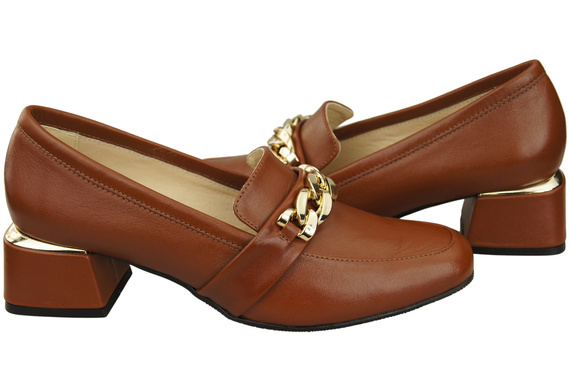 Women's shoes Pumps Natural leather 193 ElitaBut