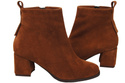 Women’s ankle boots in genuine suede leather, stable block heel, with zipper – 224 ElitaBut