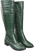 Women’s  leather boots, lined officer boots, flat 225 ElitaBut