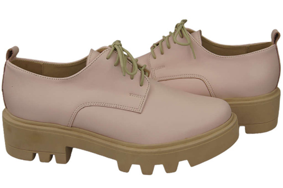 Women's shoes Lace-up leather Natural 180 ElitaBut