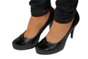 Women's shoes natural leather Black 897 ElitaBut