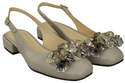 Women's Shoes Sandals with Crystals Natural Leather 215 ElitaBut