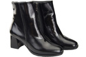 Women's Black Winter Ankle Boots Genuine Leather 214 From ElitaBut