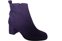 Women’s ankle boots in genuine suede leather, stable block heel, with zipper – 224 ElitaBut