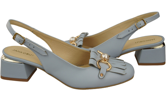 Women's Shoes Sandals Decorated with Fringes Natural Leather 208 ElitaBut