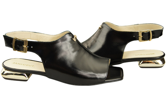 Comfortable Women's Shoes Sandals Flat Gold Heel Natural Leather 207 ElitaBut