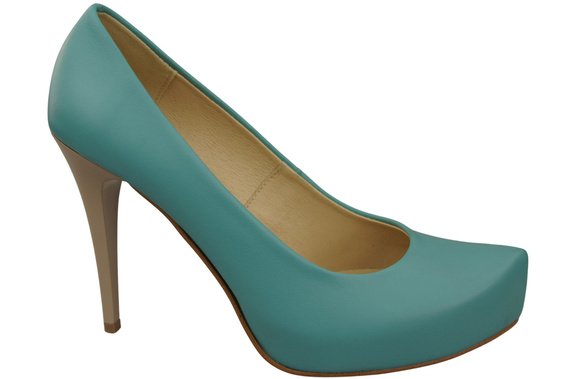 Women's shoes Pumps High heels natural leather 205 ElitaBut