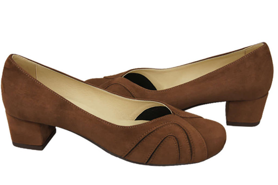 Women's shoes Suede leather pumps 786 Z ElitaBut