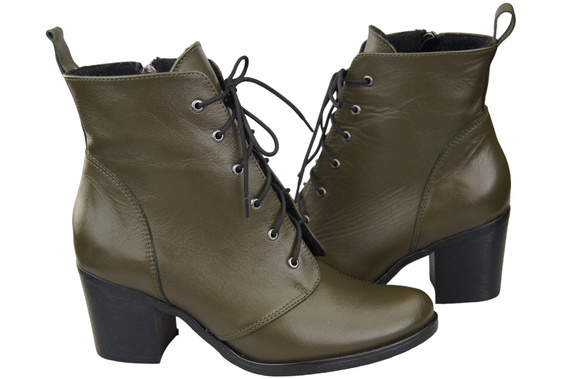 Shoes Boots for women Lace-up Winter natural leather 188 Z ElitaBut