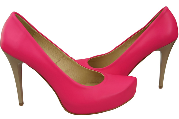 Women's shoes Pumps High heels natural leather 205 ElitaBut