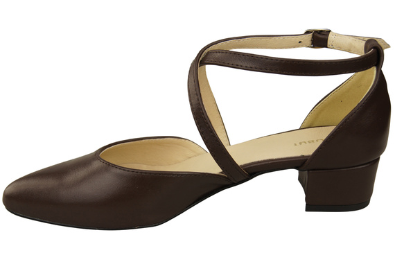 Women’s Leather Sandals with Straps Low Heel 223 ElitaBut