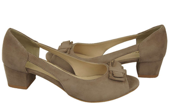 Women's Shoes Sandals Natural Leather Suede 145 ElitaBut