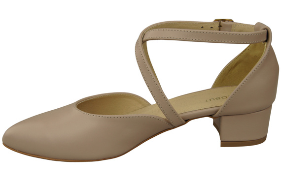 Women’s Leather Sandals with Straps Low Heel 223 ElitaBut