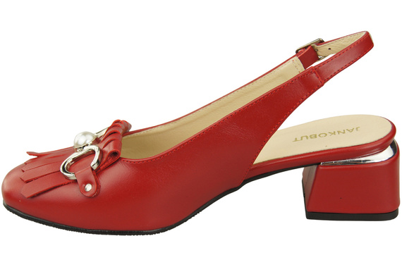 Women's Shoes Sandals Decorated with Fringes Natural Leather 208 ElitaBut