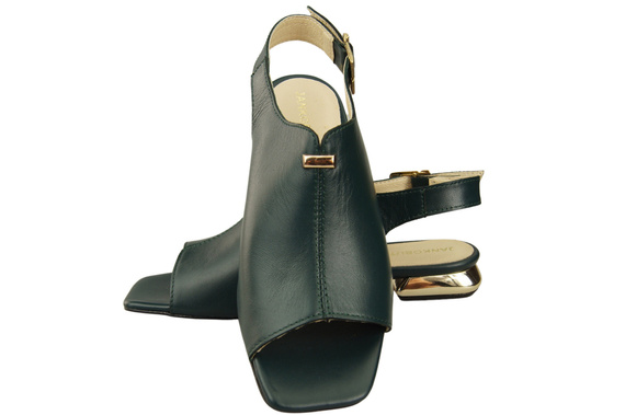 Comfortable Women's Shoes Sandals Flat Gold Heel Natural Leather 207 ElitaBut