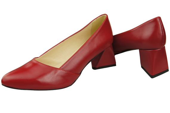 Women’s Pumps Genuine Leather Pointed Toe Heel ElitaBut 221