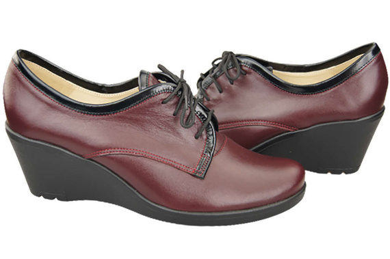 Shoes Women's Brogues On Wedge Natural leather 181 ElitaBut