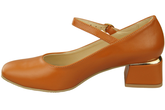 Women's shoes Pumps with a strap, natural leather 202 ElitaBut
