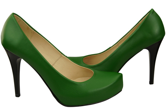 Women's shoes Pumps High heels natural leather 205 ElitaBut