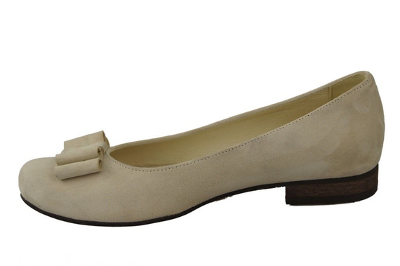 Women's Shoes Ballerinas natural leather Suede 126 ElitaBut