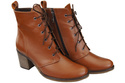 Shoes Boots for women Lace-up Winter natural leather 188 Z ElitaBut