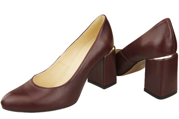 Women's shoes Pumps Natural leather 179 ElitaBut