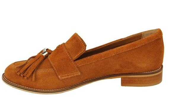 Shoes Women's loafers Natural Leather Velor 134 ElitaBut