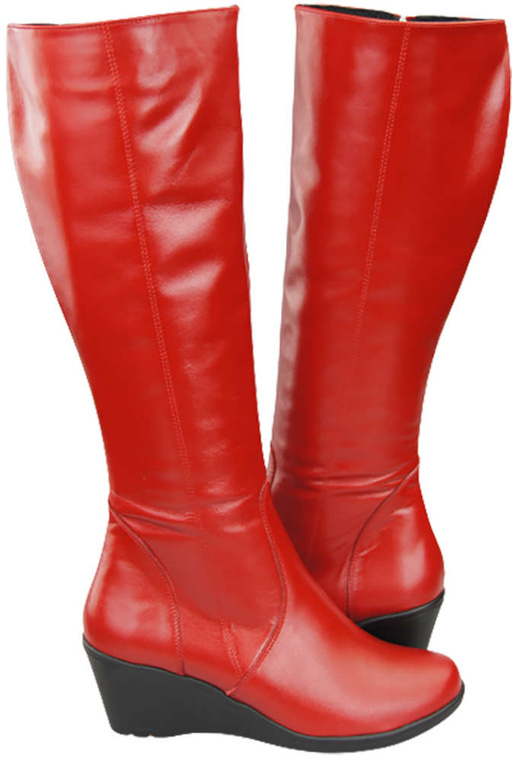 Shoes Women's boots Wedge natural leather 177 ElitaBut