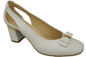 Shoes Women's pumps in Natural Leather with Decorative Heel 199 ElitaBut