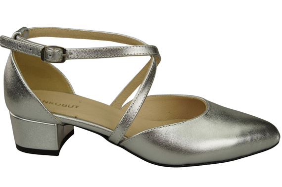 Women’s Leather Sandals with Straps Low Heel 223 ElitaBut