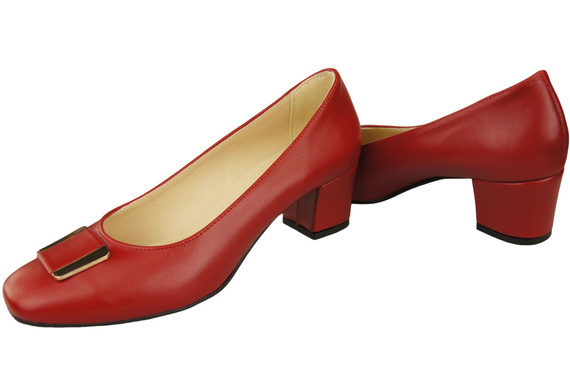 Women's shoes Pumps Natural leather 187 ElitaBut