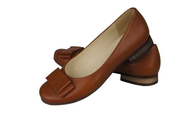 Women's Ballerinas Shoes Natural Leather 702 ElitaBut