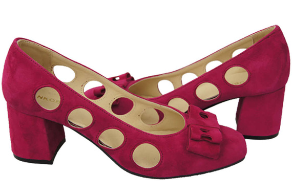 Women's shoes Pumps Natural leather suede 182 ElitaBut