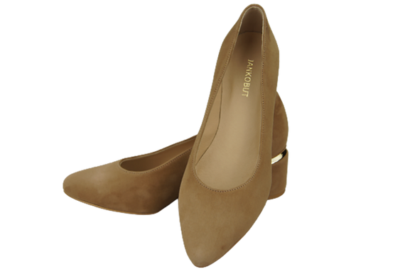 Women's footwear Women's pumps Suede leather 143 ElitaBut