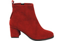 Women’s ankle boots in genuine suede leather, stable block heel, with zipper – 224 ElitaBut