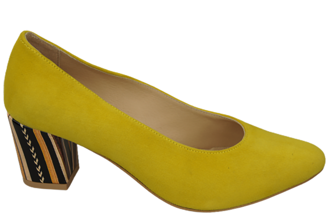 Women's footwear Women's pumps Suede leather 158 Z ElitaBut