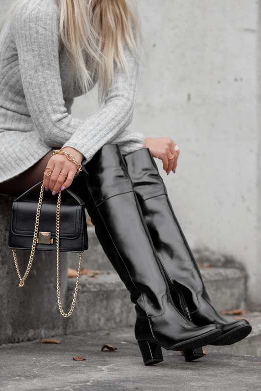 Footwear Women's High Boots above the Knee genuine leather 190 ElitaBut