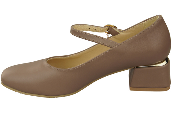 Women's shoes Pumps with a strap, natural leather 202 ElitaBut