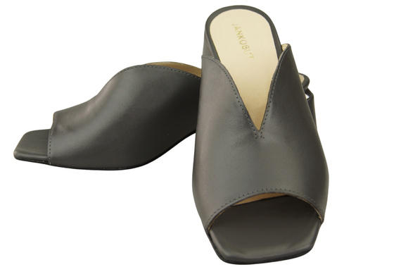 Women's Shoes High-Heeled Flip-Flops Natural Leather 210 ElitaBut