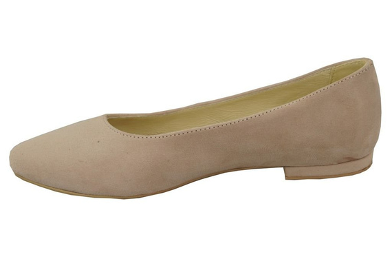 Women's shoes Ballerinas natural leather Suede 131 ElitaBut