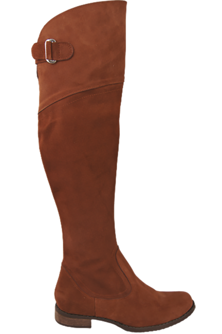 Shoes Boots Women Boots Over-the-knee boots Over-the-knee natural leather Velor 154 ElitaBut