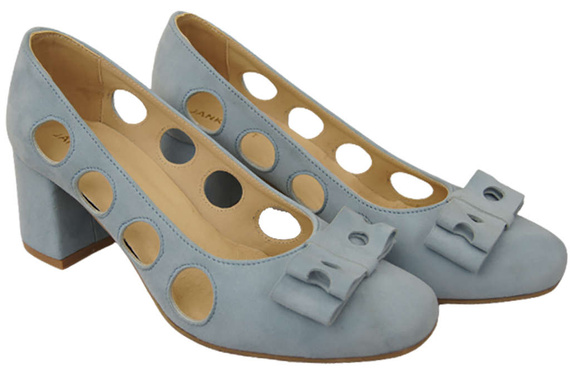 Women's shoes Pumps Natural leather suede 182 ElitaBut