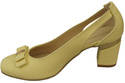 Shoes Women's pumps in Natural Leather with Decorative Heel 199 ElitaBut