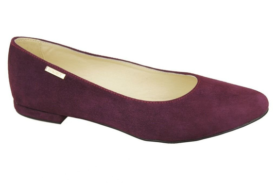 Women's shoes Ballerinas natural leather Suede 131 ElitaBut