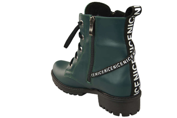 Footwear Boots Women's boots with the inscription NICE Natural Leather 173 Z ElitaBut