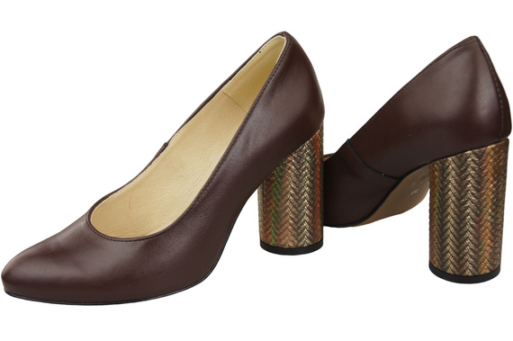 Women's shoes Pumps Natural leather 194 ElitaBut