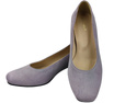 Comfortable Women's Shoes Pumps with Decorative Heel Natural Suede Leather 219 From ElitaBut