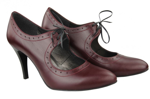 Women's shoes Natural leather black 553 ElitaBut